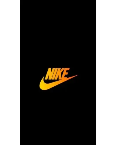 Чехол для Apple с картинкой «Золотой логотип Nike»