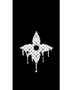 Чехол для Apple с картинкой «Цветочная монограмма»
