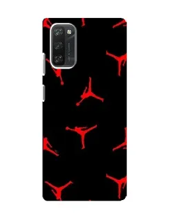 Чохол для Blackview A100 з картинкою «Jordan Red Pattern»