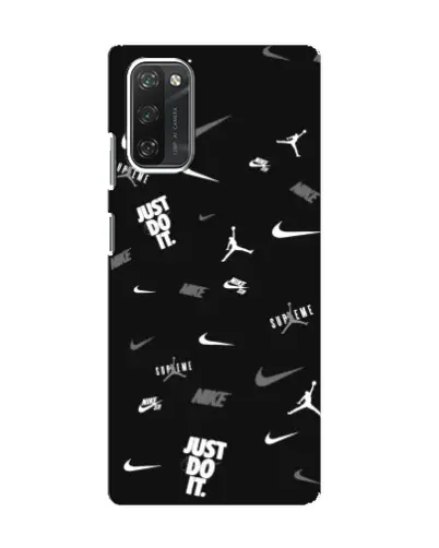 Чехол для Blackview A100 с картинкой «Nike Black Pattern» Чехол для Blackview A100 с картинкой «Nike Black Pattern»