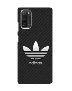 Чехол для Blackview A100 с картинкой «Adidas Карбоновая текстура»
