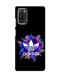 Чехол для Blackview A100 с картинкой «Взрыв красок Adidas»