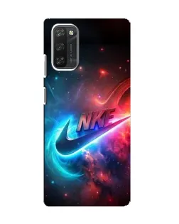 Чохол для Blackview A100 з картинкою «Вогняний логотип Nike»