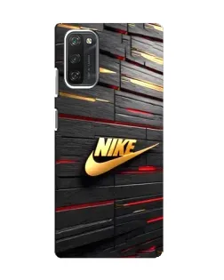 Чохол для Blackview A100 з картинкою «Золотий Nike на металі»