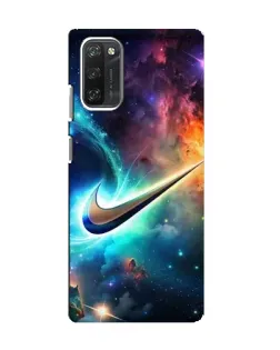 Чохол для Blackview A100 з картинкою «Космічний Nike Swoosh»