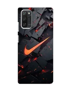 Чохол для Blackview A100 з картинкою «Nike — ефект розломів»