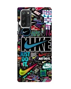 Чохол для Blackview A100 з картинкою «Яскравий колаж Nike»