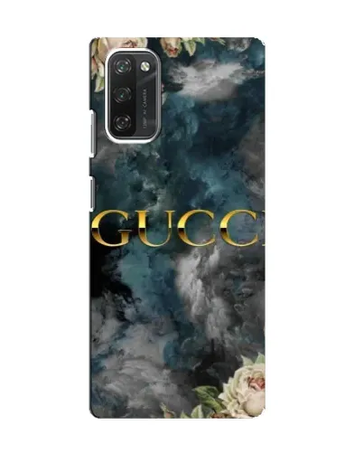 Чехол для Blackview A100 с картинкой «Абстрактные цветы Gucci»
