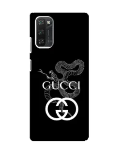 Чехол для Blackview A100 с картинкой «Gucci — серебряная змея»