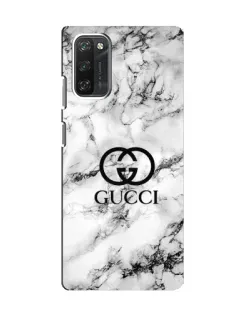 Чехол для Blackview A100 с картинкой «Gucci — мраморный шик»