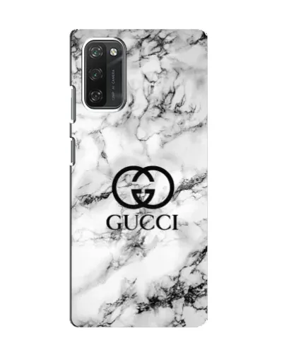 Чехол для Blackview A100 с картинкой «Gucci — мраморный шик»