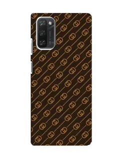 Чехол для Blackview A100 с картинкой «Gucci — золотые диагонали»