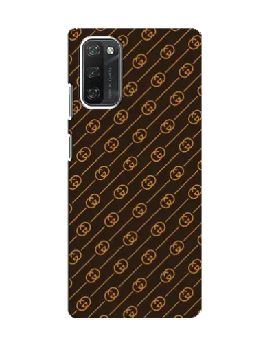Чехол для Blackview A100 с картинкой «Gucci — золотые диагонали»