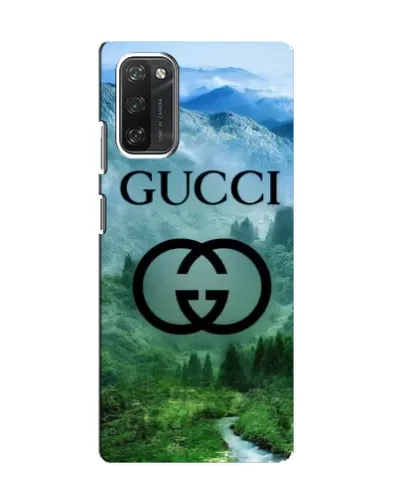 Чехол для Blackview A100 с картинкой «Gucci — горный пейзаж»