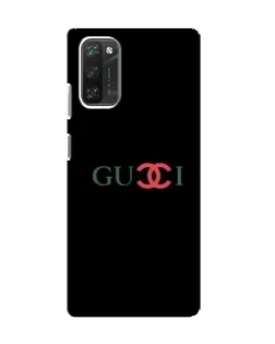 Чехол для Blackview A100 с картинкой «Gucci — красный градиент»