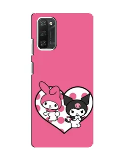 Чехол для Blackview A100 с картинкой «Kuromi и My Melody»
