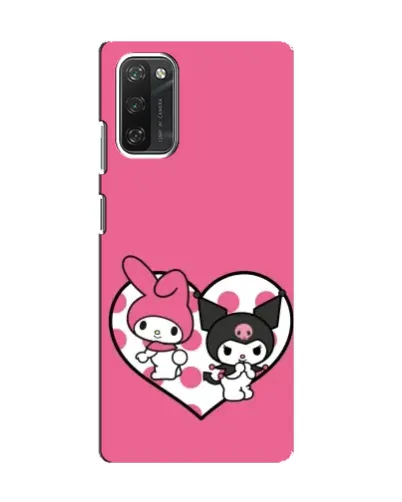 Чехол для Blackview A100 с картинкой «Kuromi и My Melody»