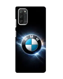 Чехол для Blackview A100 с картинкой «BMW — неоновое сияние»