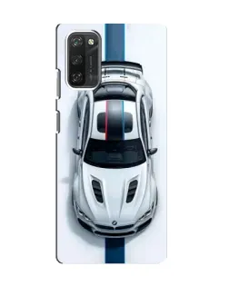 Чехол для Blackview A100 с картинкой «Вид сверху — BMW M»