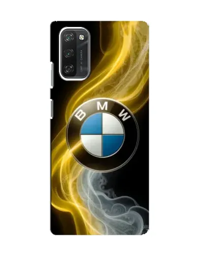 Чехол для Blackview A100 с картинкой «Золотистый дым BMW»