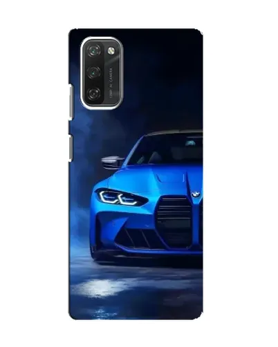 Чехол для Blackview A100 с картинкой «Голубая BMW M4»