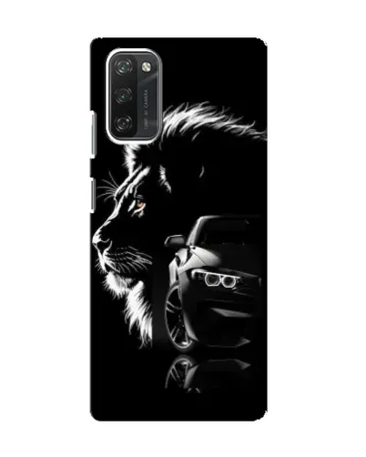 Чехол для Blackview A100 с картинкой «BMW и лев»
