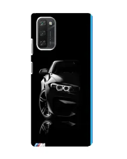 Чехол для Blackview A100 с картинкой «Силуэт BMW в темноте»