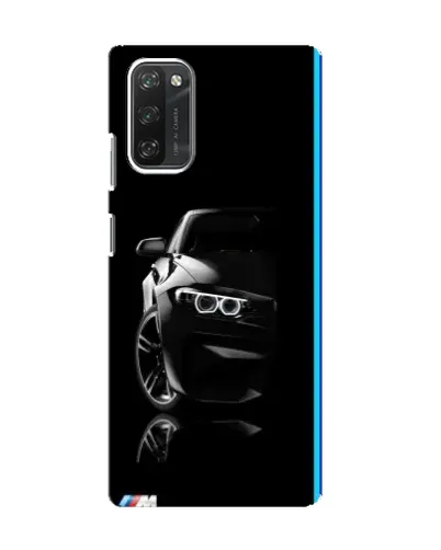 Чехол для Blackview A100 с картинкой «Силуэт BMW в темноте»