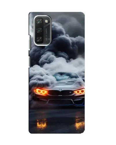 Чехол для Blackview A100 с картинкой «BMW в дыму»