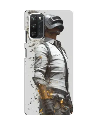 Чехол для Blackview A100 с картинкой «PUBG — боец в пыли»