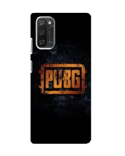 Чехол для Blackview A100 с картинкой «PUBG — золотой логотип»