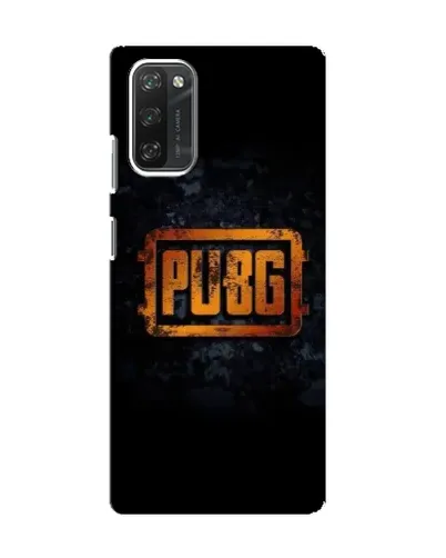 Чехол для Blackview A100 с картинкой «PUBG — золотой логотип»