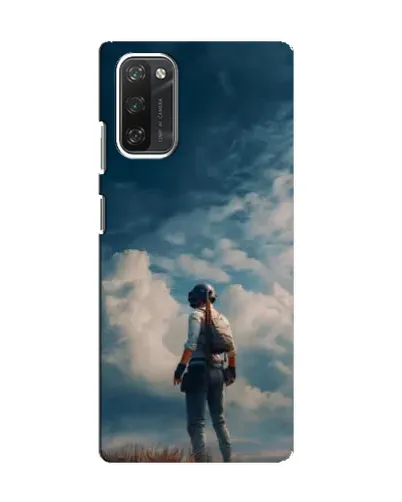 Чехол для Blackview A100 с картинкой «Герой PUBG на скале»