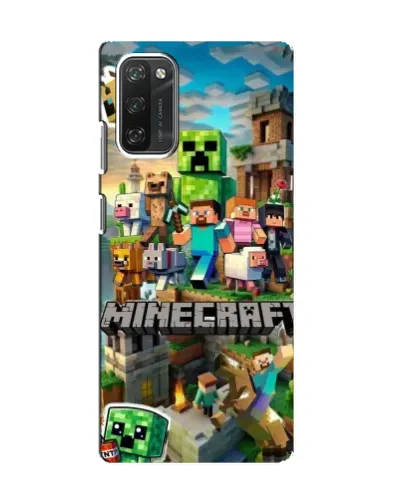 Чехол для Blackview A100 с картинкой «Замок Minecraft»