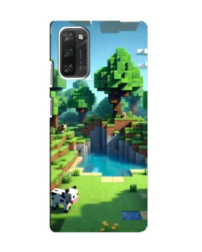 Чехол для Blackview A100 с картинкой «Minecraft летний день»