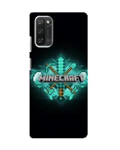 Чехол для Blackview A100 с картинкой «Minecraft Diamond лого»
