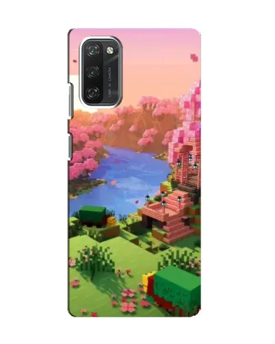 Чехол для Blackview A100 с картинкой «Розовое дерево Minecraft»