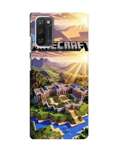 Чехол для Blackview A100 с картинкой «Minecraft панорама»