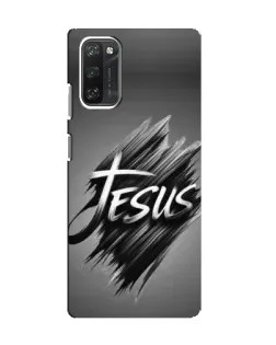 Чехол для Blackview A100 с картинкой «Надпись Jesus Graffiti»