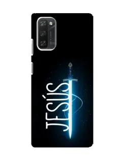 Чехол для Blackview A100 с картинкой «Меч Духа Jesus»