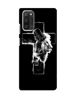 Чехол для Blackview A100 с картинкой «Сияющий крест Jesus»