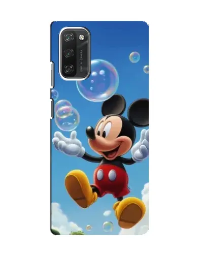 Чехол для Blackview A100 с картинкой «Mickey и мыльные пузыри»