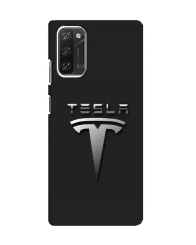 Чохол для Blackview A100 з картинкою «Сталевий логотип Tesla»