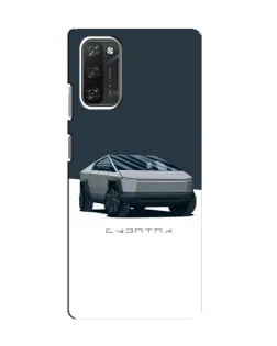 Чохол для Blackview A100 з картинкою «Сріблястий Cybertruck Tesla»