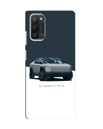 Чохол для Blackview A100 з картинкою «Сріблястий Cybertruck Tesla»