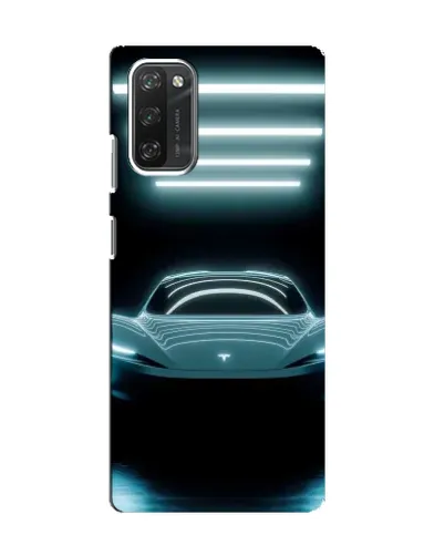Чохол для Blackview A100 з картинкою «Tesla в неоні»