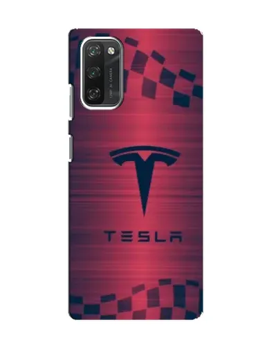 Чохол для Blackview A100 з картинкою «Тесла червоний карбон»