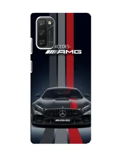 Чохол для Blackview A100 з картинкою «Mercedes — білий карбон»