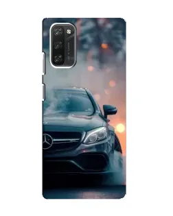 Чехол для Blackview A100 с картинкой «Mercedes — ночной город»