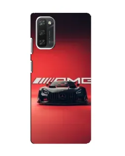Чехол для Blackview A100 с картинкой «Mercedes AMG — красная линия»